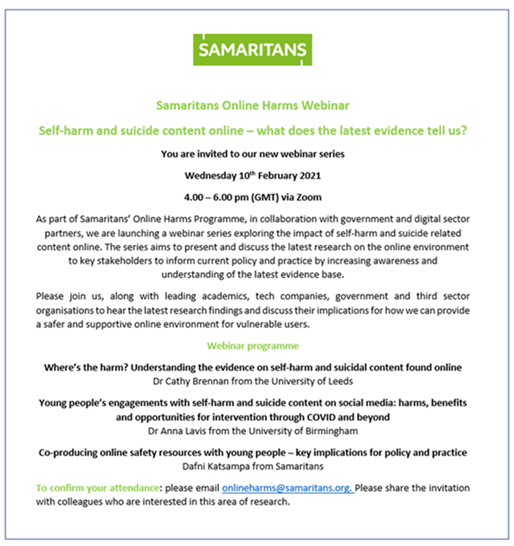 Samaritans Training