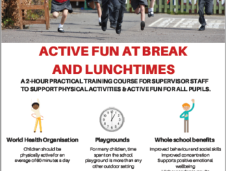 Active fun at break and lunchtime